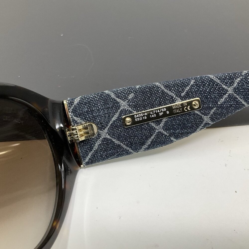 CHANEL 5405-A C 714/S9 Oval Denim Polarized Sunglasses 53 [] 19 140 - Picture 3 of 16